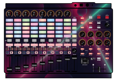 Akai Pro APC 40 MK2 Skin Retro Bubble